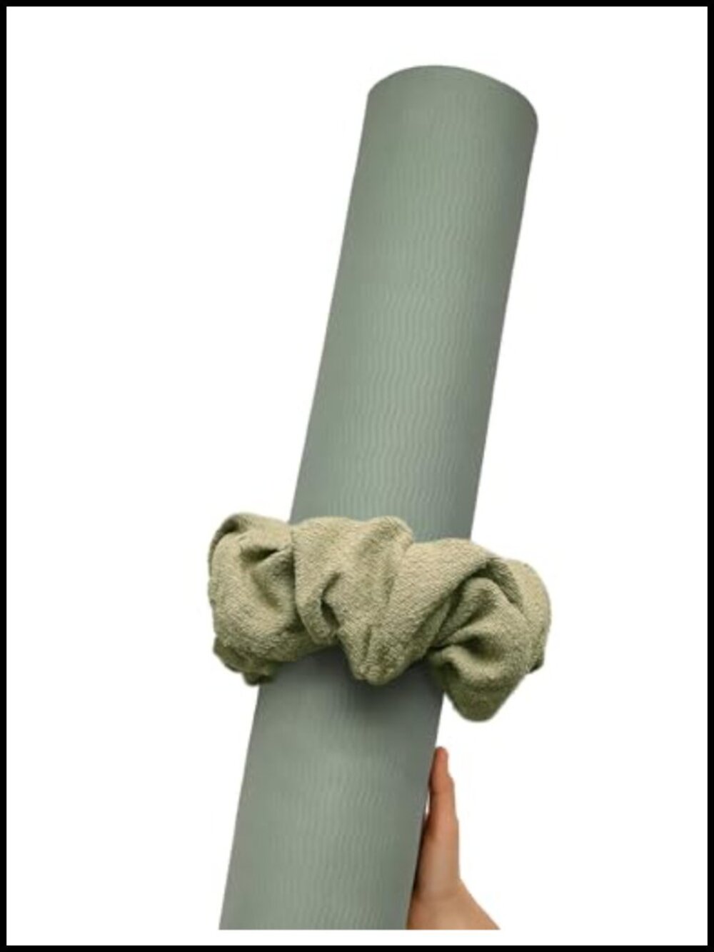 Yoga Mat Scrunchie Strap Carrier Pilates Mat Holder Soft Fabric